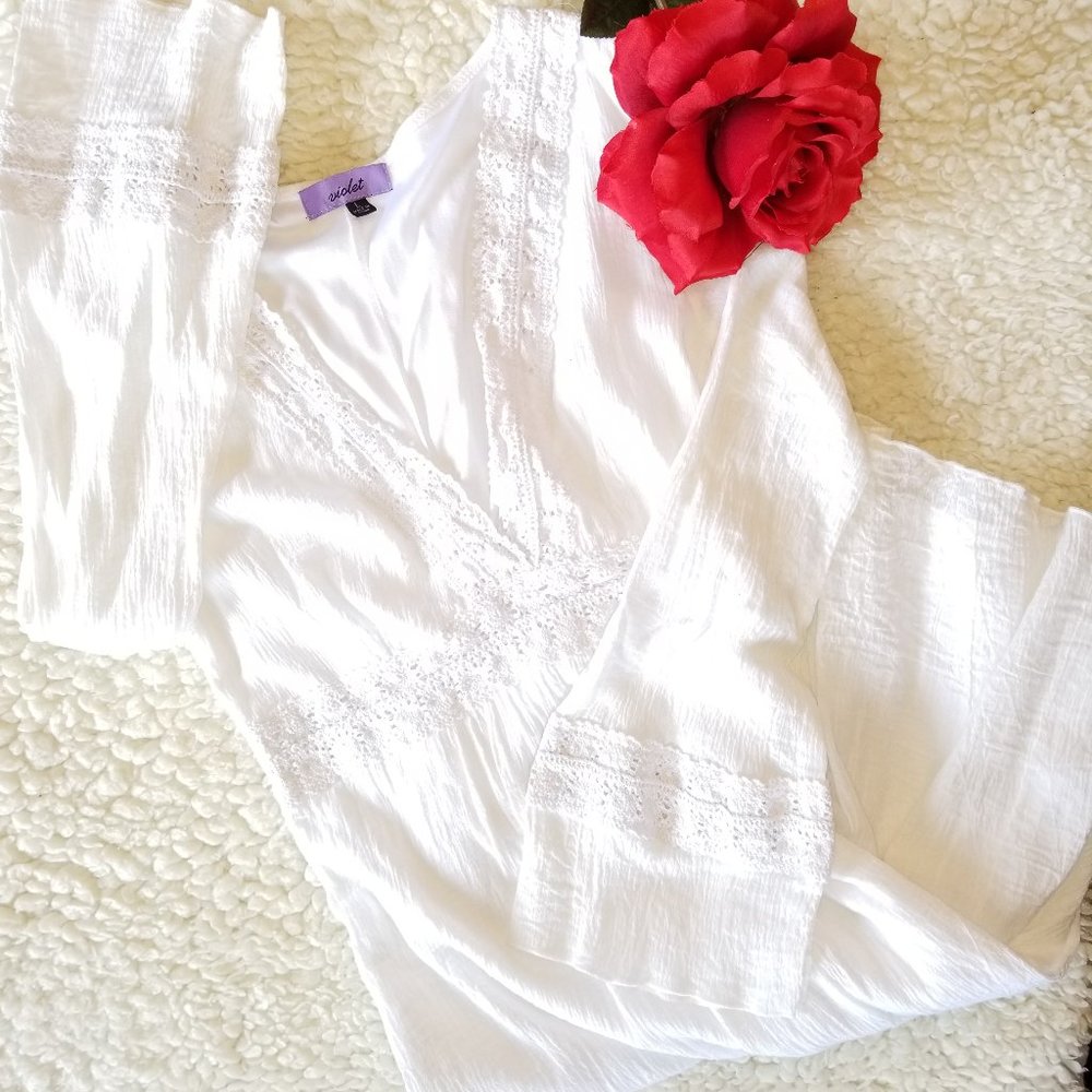 Violet Cotton  lined  Dress